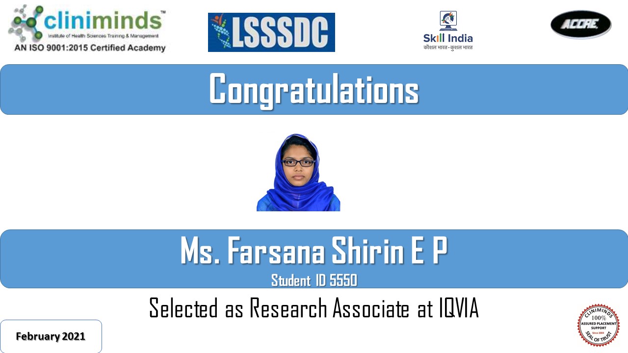 Cliniminds Drug Regulatory Affairs Placements